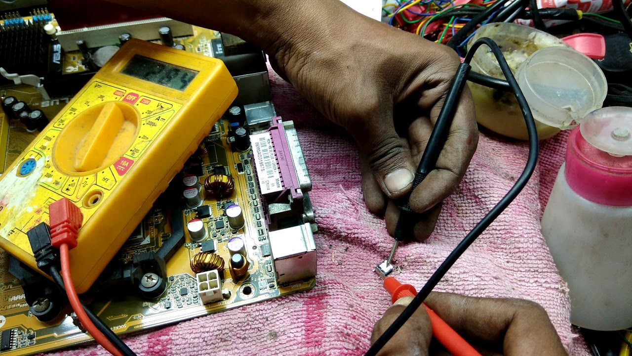 Asus AMD MOTHERBOARD REPAIRED (NO POWER) YouTube