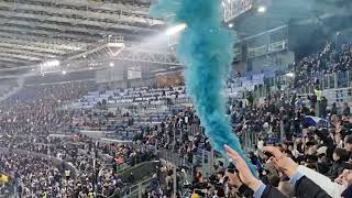 SS Lazio - AS Roma, Coppa Italia, 10/01/2024, Ultras Lazio, Curva Nord, Distinti Nord Ovest...⚽️📢🇮🇹