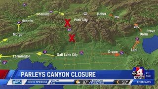 Parleys Closure Traffic
