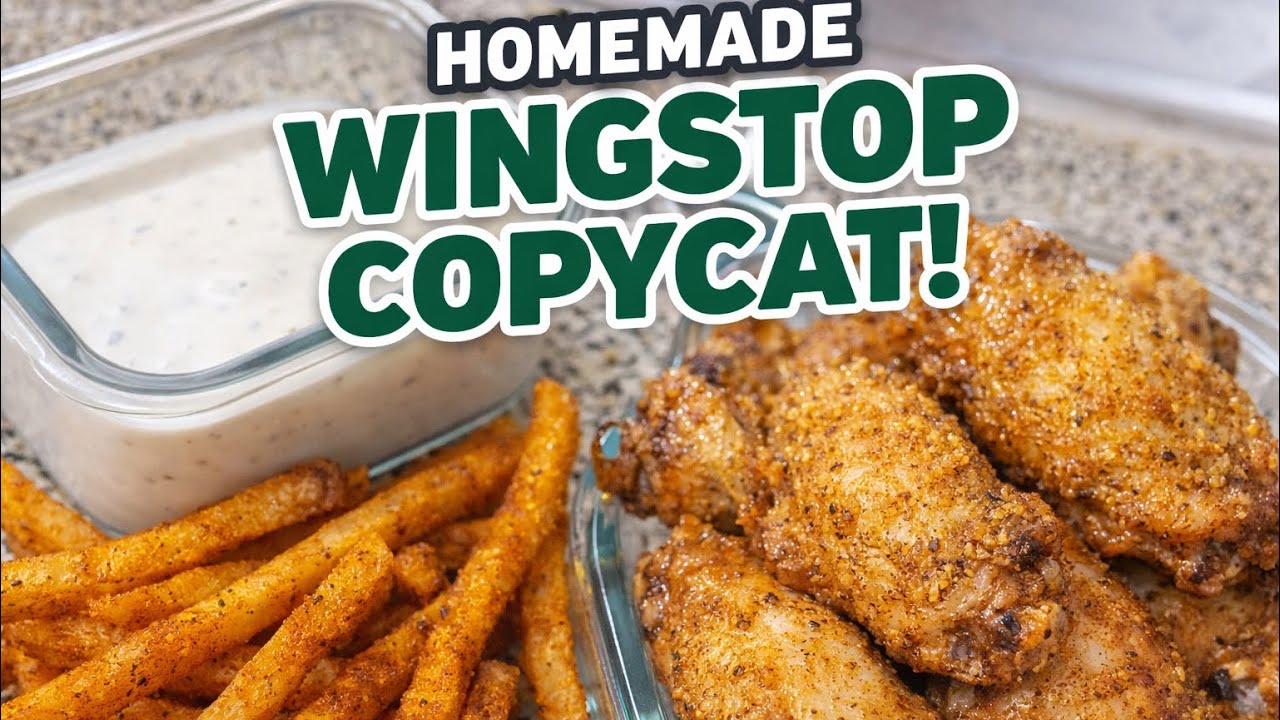 Wingstop-Style Lemon Pepper Wings (Copy Cat)