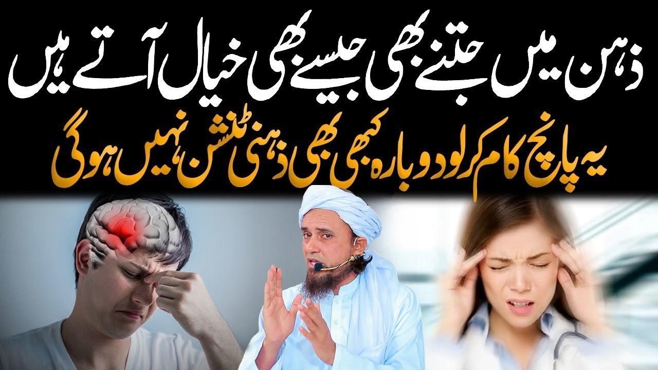 What to do if wrong thoughts come to mind? | 5 Powerful Remedies | Mufti Tariq Masood