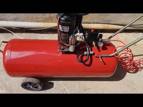 POWERFUL AIR COMPRESSOR(DIY)