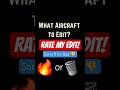 What Boeing Aircraft should I edit next?