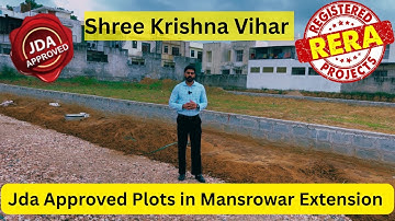 Jda Approved Plots in Mansrowar Extension | Jda Approved Plots Patrakar Extension 