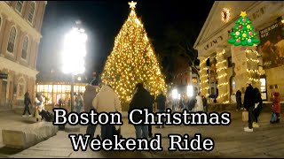 Exploring Boston MA on Christmas Weekend 2023