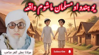 Molana Bijligar رحمۃ اللہ علیہ Pashto bayan یو ہندو مسلمان ماشوم واقعہ  screenshot 4