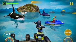 Shark Hunting: Animal Shooting Games - Android GamePlay - Shark Hunting Games Android #3 screenshot 3
