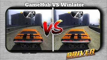 GameHub Emulator VS Winlator 9 Proot | Driver San Francisco | Android Gameplay | OnePlus 9