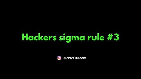 Hackers never miss it ❌ | Hackers sigma rule #3 | hackers status attitude | #respect #hacker #viral