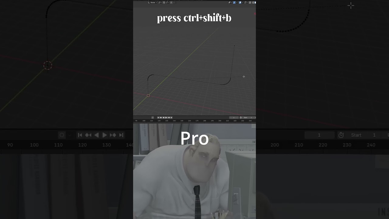 Learn Blender Shortcut in Under a Minute 🚀 Improve your modelling speed #shorts #trending #shortcut