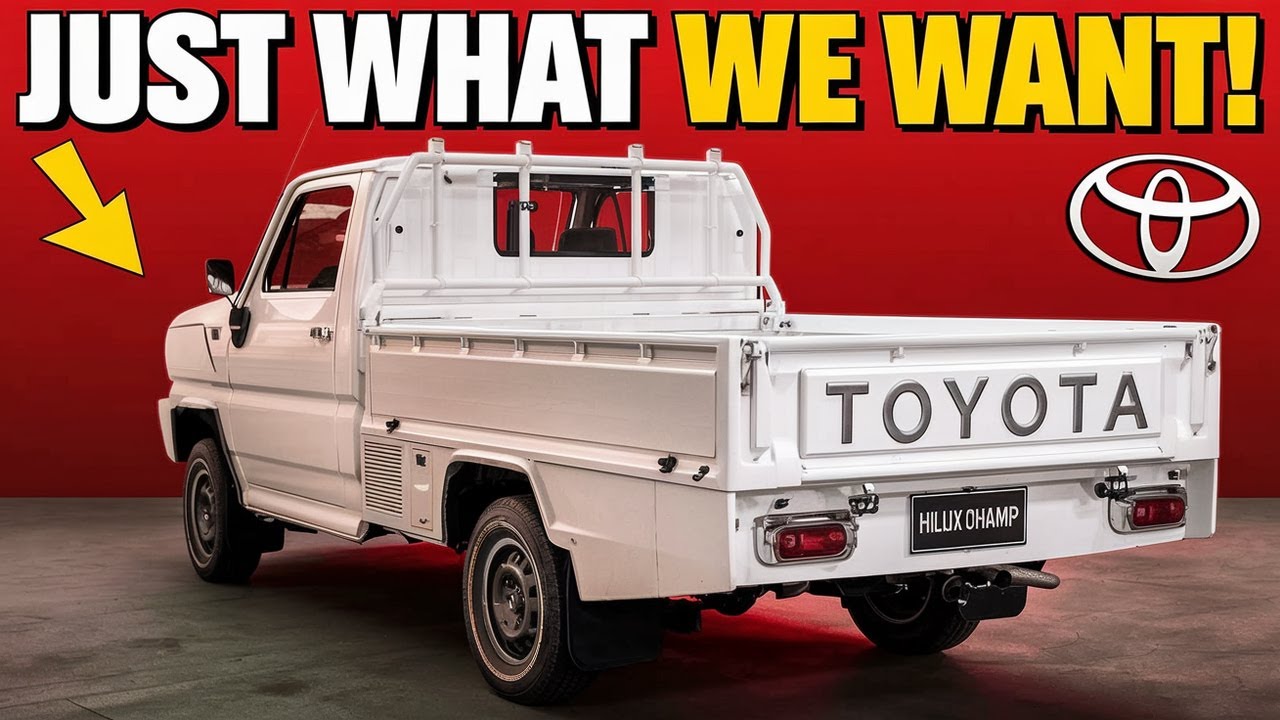 Toyota CEO Unveils a NEW $10K Pickup Truck and WOWS Everyone! - YouTube