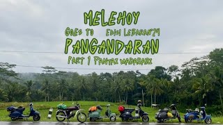 TOURING VESPA MENIKMATI INDAHNYA PANTAI MADASARI | JALUR SELATAN CIWIDEY | Part 1