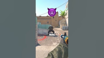 Troll Graffiti on A CS2 Dust 2 #shorts