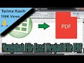 Cara Mengubah File Excel Menjadi File PDF | Microsoft Excel 2010 • Simple News Video