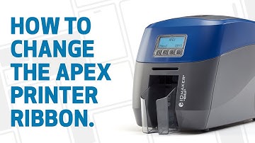 ID Maker Apex Ribbon Change - ID Card Printer Maintenance