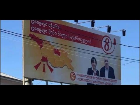 \"ლელო\"-ს წევრებმა \"პატრიოტთა ალიანსი\"-ს ბანერი ჩამოხიეს