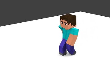 Minecraft animation walk test