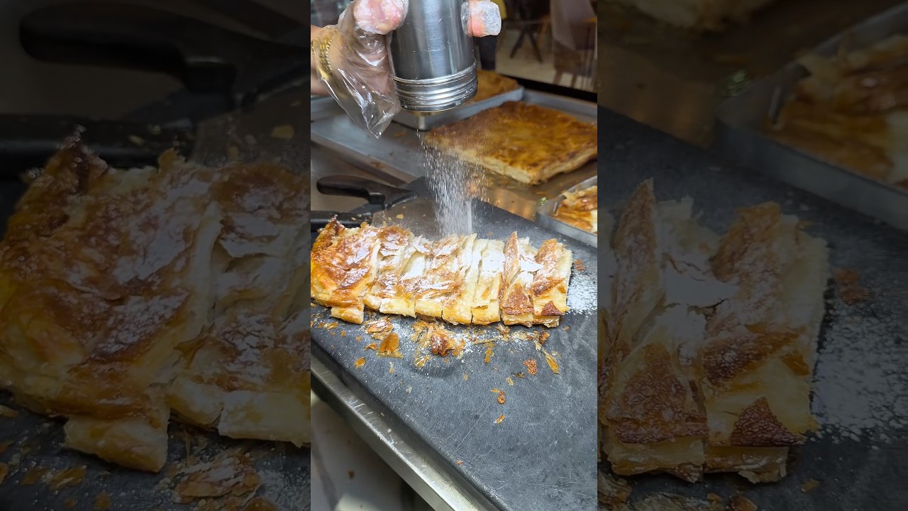 Kurdish pastry with plenty of powdered sugar!! #advertisement