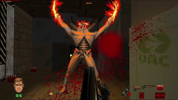 Brutal Doom:  Going Down Map 08:  Hide and Seek UV 100%