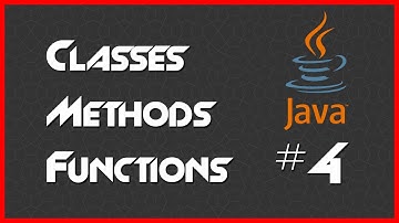 TUTORIAL: Classes, Methods, Functions [4] - Introduction to Java 8 Programming