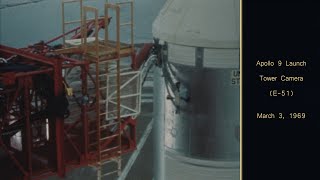 Apollo 9 Launch - Tower Camera (E-51) - March 3, 1969