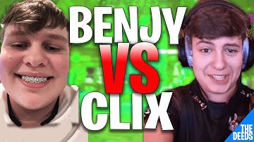 Benjyfishy 1 VS 1 Clix Happens Again But This Time Benjy Destroys Clix In Dreamhack Semis - Fortnite