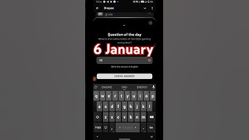 Dropee Question of the day  Today 6 January  | Dropee Question of the day Code \ Dropper Code today