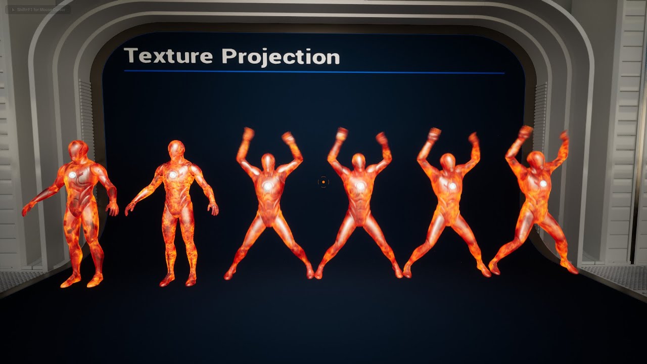 Texture projection and movement ‐ Overlay Materials - Unreal Engine 5