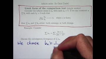 Series: Limit Comparison Test Ex1. Chris Tisdell UNSW (MATH1231)