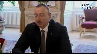 Azerbaijani President Ilham Aliyev Met With Polish President Bronislaw Komorowski In Prague