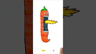 DIY funny folding surprise - Drawing and colouring #shorts #creative #drawing #diy