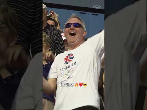 New goal in life: Be more like this fan. 🤩 #Olympics