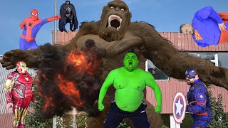 Superheroes VS King Kong