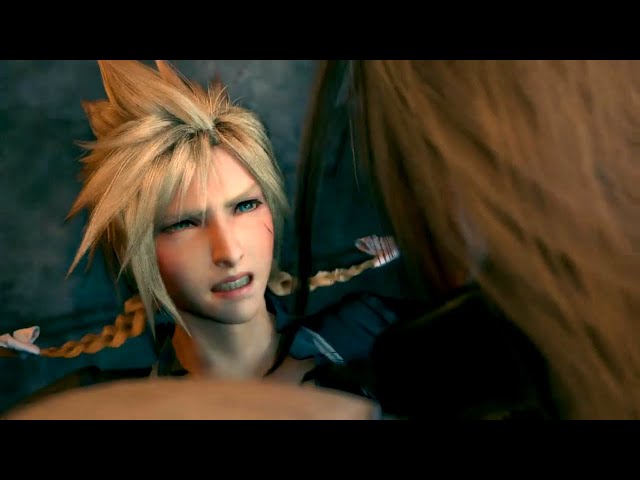 Final Fantasy 7 Remake but Cloud is in a dress mod 