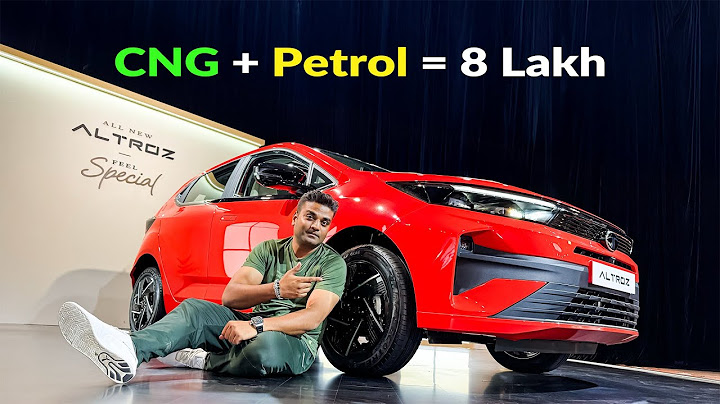 Tata Altroz 2025 i-CNG and Petrol in Red Colour
