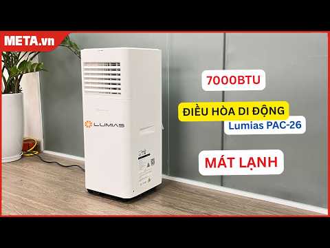 🎥 Lumias PAC-26 – Điều hòa di động tiện lợi, mát nhanh, không cần khoan tường | META.vn — Video review, click xem trên YouTube
