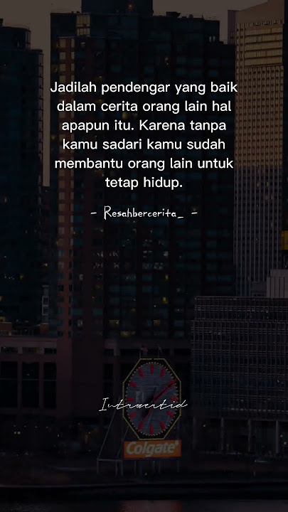 Jadilah pendengar yang baik bagi orang lain #short #quotes #storywa #introvert