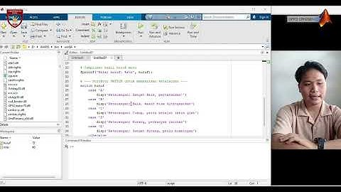 Video Pembelajaran (Fungsi If dan Switch dengan MATLAB)