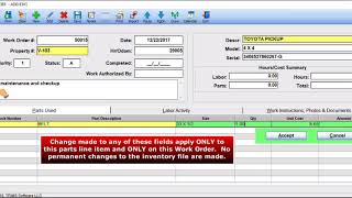 TRIMS Equipment & Property Maintenance - Creating a Work Order