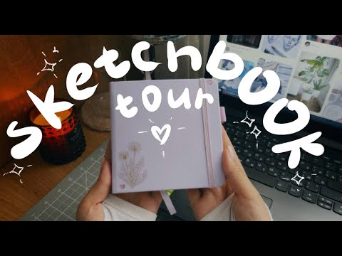 Видео: обзор на малютку-скетчбук // sketchbook tour