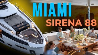 Sirena 88 - Luxury Yacht Rental in Miami | Private Yacht Charter &amp; Bahamas Trips