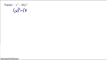 Factoring: Difference of Squares Pattern, Factoring by Grouping