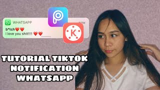 TUTORIAL TIKTOK NOTIFICATION WHATSAPP ❤️ #TUTORIAL #MYPAGE #TIKTOKMALAYSIA