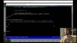 Reaper Scripts for Beginners. 12. Randomise Track Pan Positions