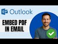 Embed PDF in Outlook Email Body π§