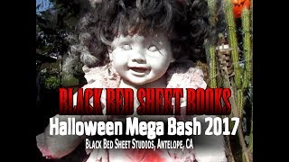 Black Bed Sheet Books Halloween Mega Bash 2017