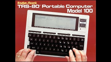 1983 Tandy TRS-80 Model 100 Portable Computer Brochure (FC-502)