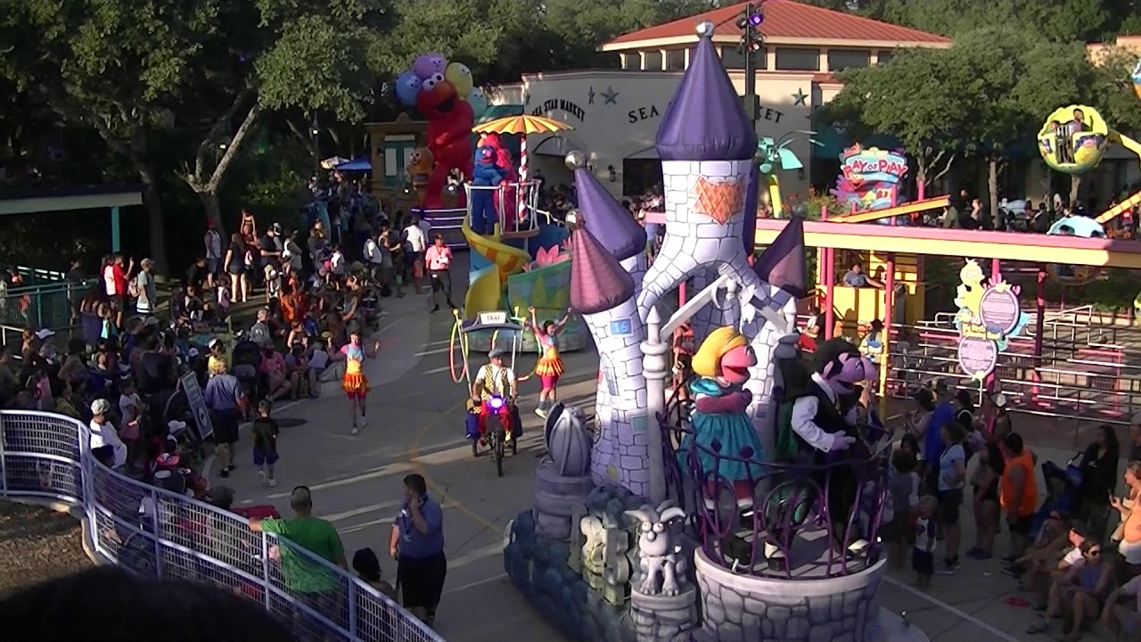 Sesame Street Party Parade! SeaWorld San Antonio 2018!