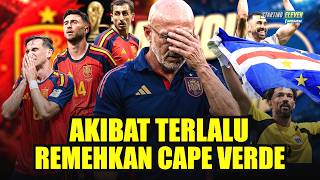 Terlalu Dibanggakan Media Calon Juara Tapi Lawan Tim Debutan Kelimpungan! Spanyol vs Cape Verde