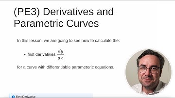 MTH 142 Prep - Derivatives and Parametric Curves